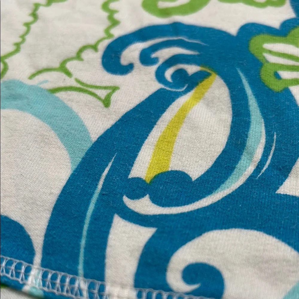 Lilly Pulitzer Blue and Green Patterned Top - Picture 5 of 5